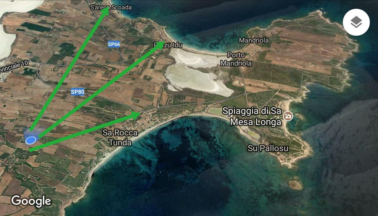 Il Lentischio Del Sinis Villa Putzu Idu Bagian luar foto
